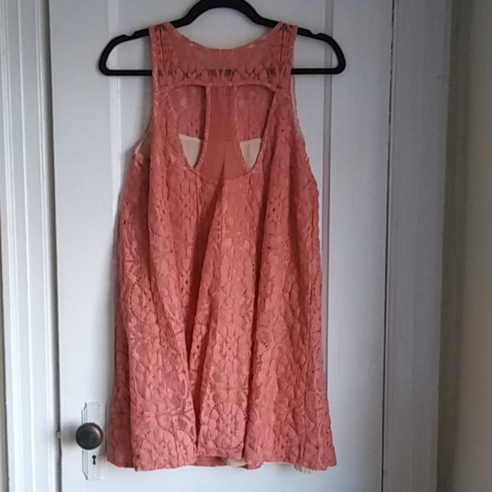 Free People Wallflower Blush Tent Dress - Picture 5 of 7